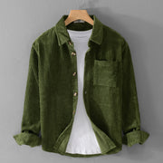 Loose Fit Corduroy Retro Top