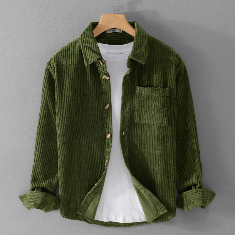 Loose Fit Corduroy Retro Top