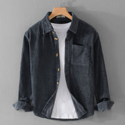 Loose Fit Corduroy Retro Top