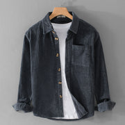 Loose Fit Corduroy Retro Top