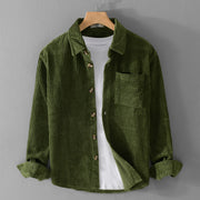 Loose Fit Corduroy Retro Top