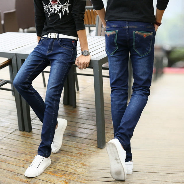 Distressed Denim Skinny Jeans