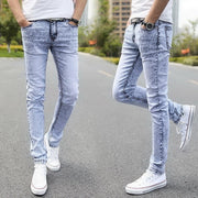 Distressed Denim Skinny Jeans