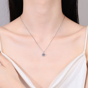 1 Carat Moissanite Sterling Silver Necklace