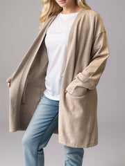 Open Front Long Sleeve Cardigan