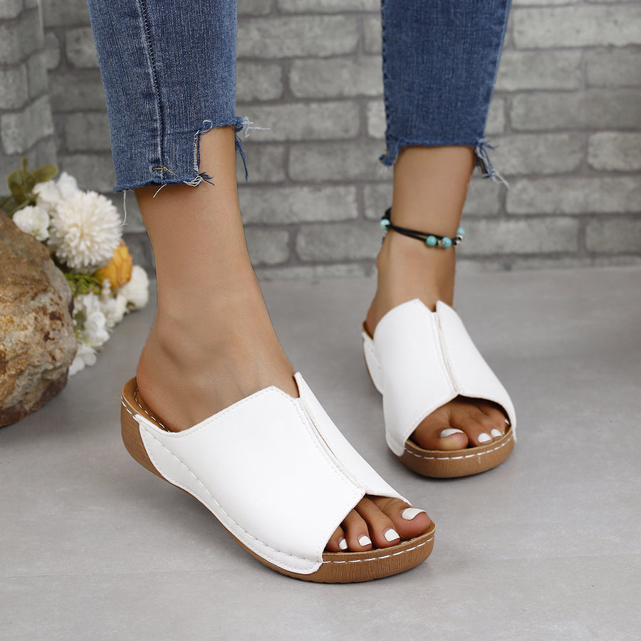 Leather Open Toe Sandals