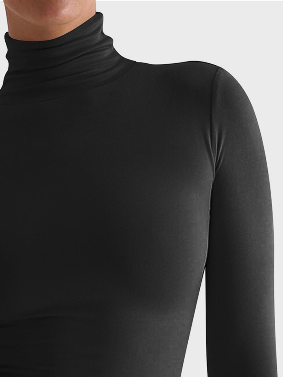 Turtleneck Long Sleeve Shirt