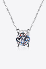 Moissanite Sterling Silver Necklace