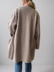 Open Front Long Sleeve Cardigan