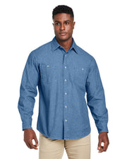 Dark Denim Button Down Shirt