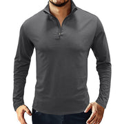 Polo Stand Up Collar Slim Fit Shirt