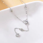 1.5 Carat Moissanite Sterling Silver Necklace