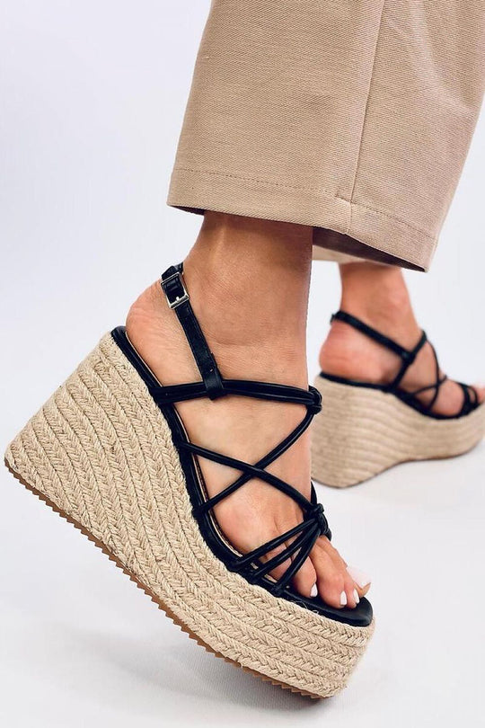 Inello Thin Crossing Strap Wedges