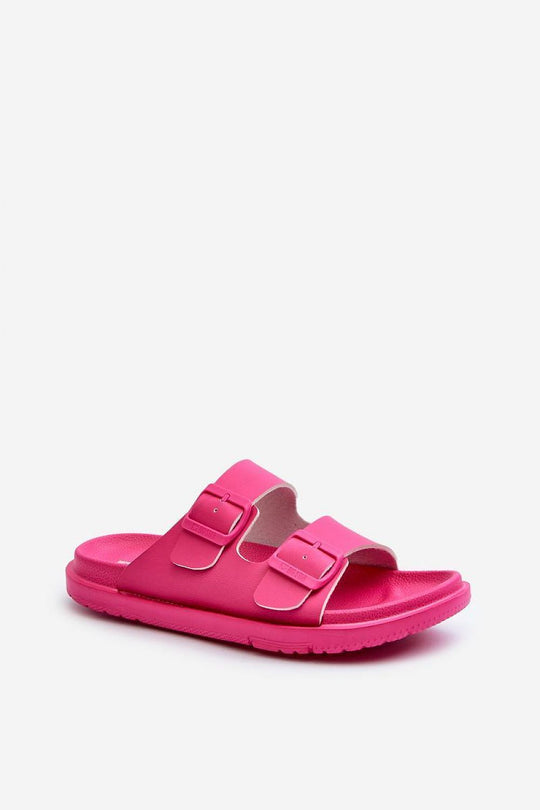 Pink Strap Buckle Sandals