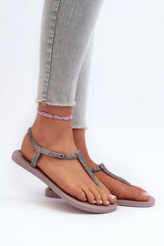 Buckle Flex Glitter Sandals