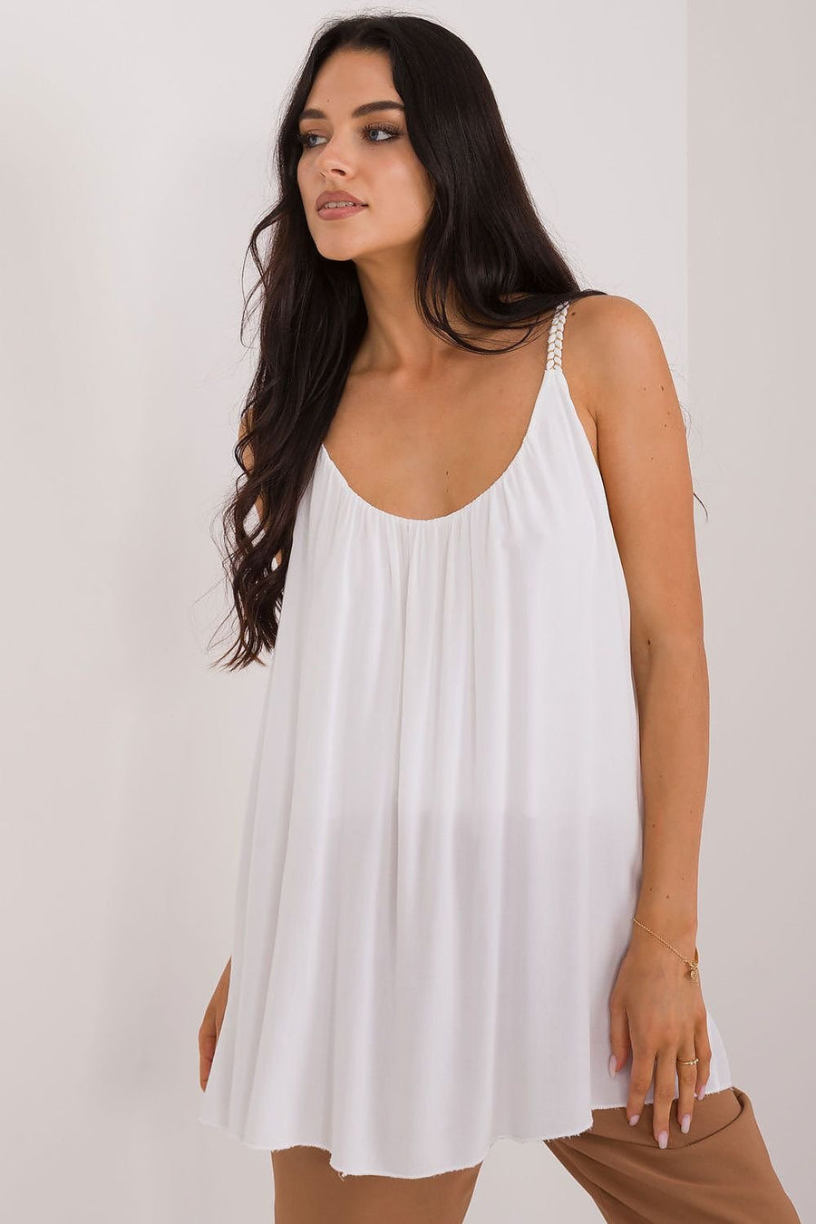 Strapless Comfort Line Deep Neck Blouse