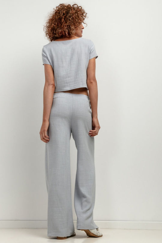 Tessita Wide Leg Linen Pants