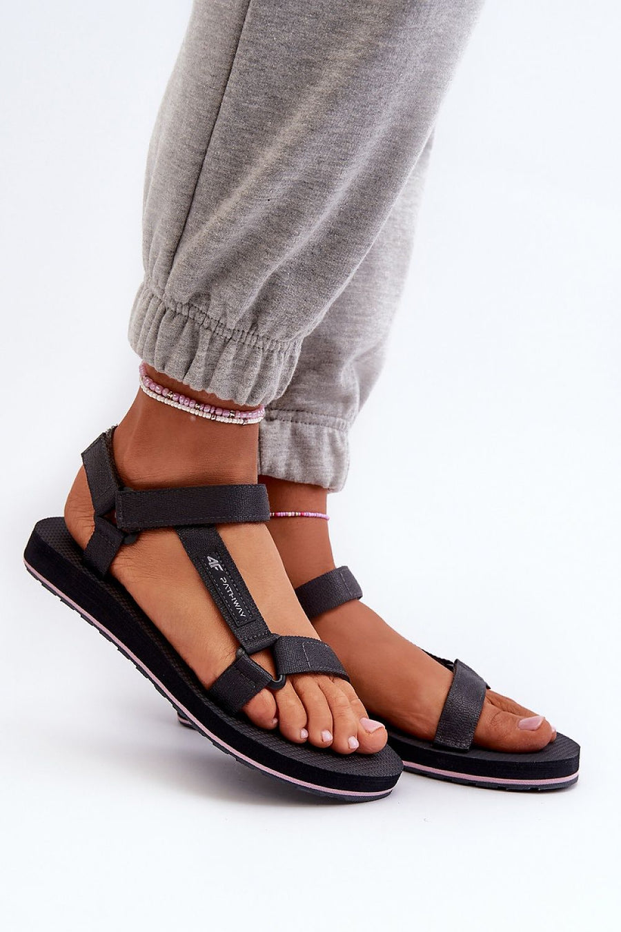 Sports Velcro Strap Rubber Sandals