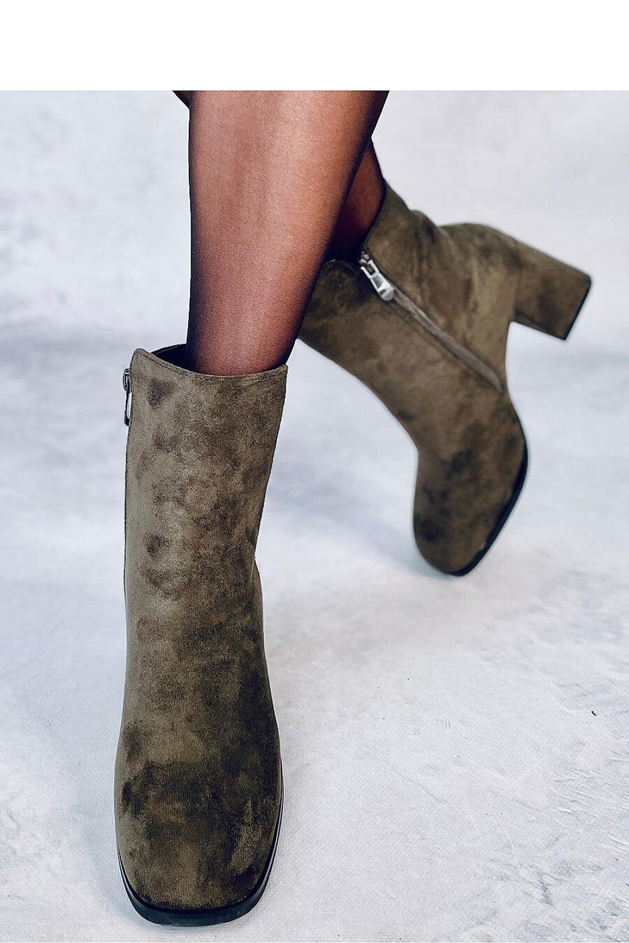 Inello Suede Square Toe Boots