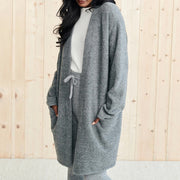 Open Front Long Sleeve Cardigan