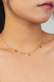 18K Gold Plated Multi-Charm Chain Necklace - SIR SAVE ALOT