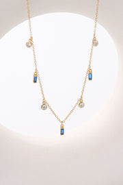 18K Gold Plated Multi-Charm Chain Necklace - SIR SAVE ALOT