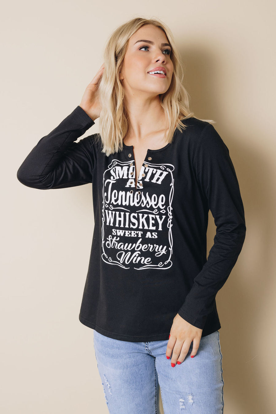 Smooth As Tennessee Long Sleeve Top - SIR SAVE ALOT