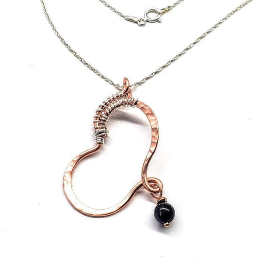 Copper Butterfly Wing Child Abuse Survivor Necklace - SIR SAVE ALOT