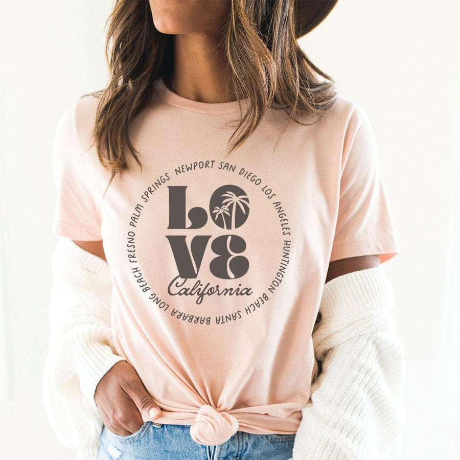Love Cali Circle Graphic T-Shirt - SIR SAVE ALOT