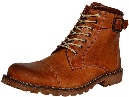 Spyro Leather Chukka Biker Boots - SIR SAVE ALOT