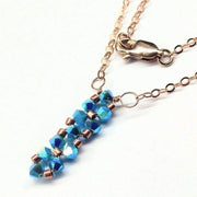 Tiny Super Sparkly Vertical Crystal Bar Necklace - SIR SAVE ALOT