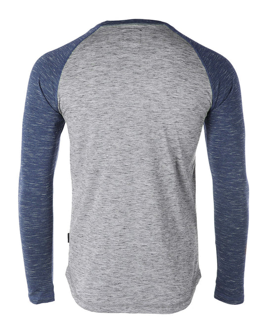 Athletic Fit Baseball Retro Contrast Long Sleeve Raglan T-Shirt - SIR SAVE ALOT