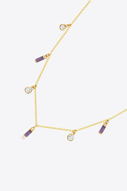 18K Gold Plated Multi-Charm Chain Necklace - SIR SAVE ALOT