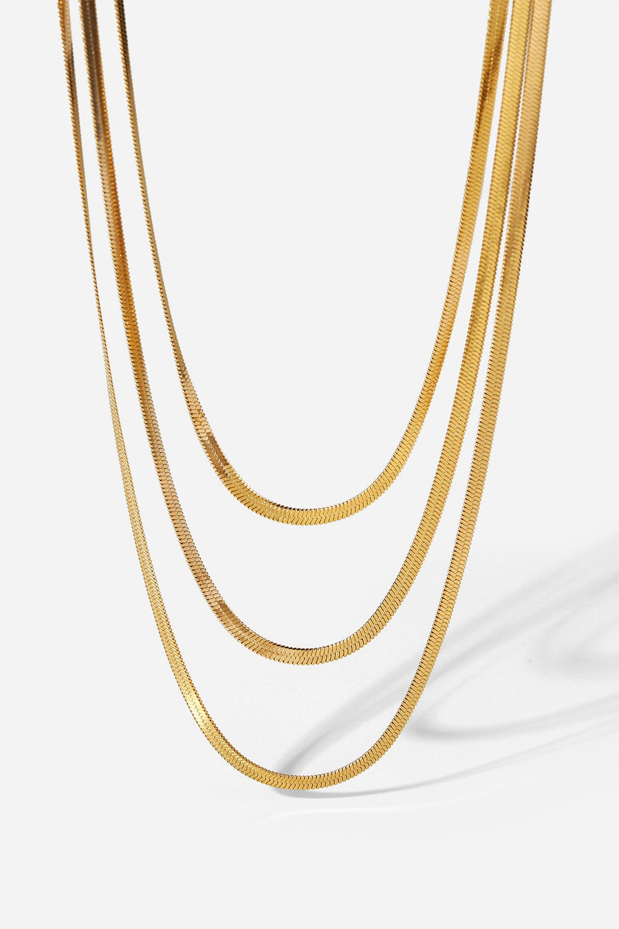 Triple-Layered Snake Chain Necklace - SIR SAVE ALOT