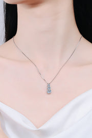 1.8 Carat Moissanite Triple-Pendant Necklace - SIR SAVE ALOT