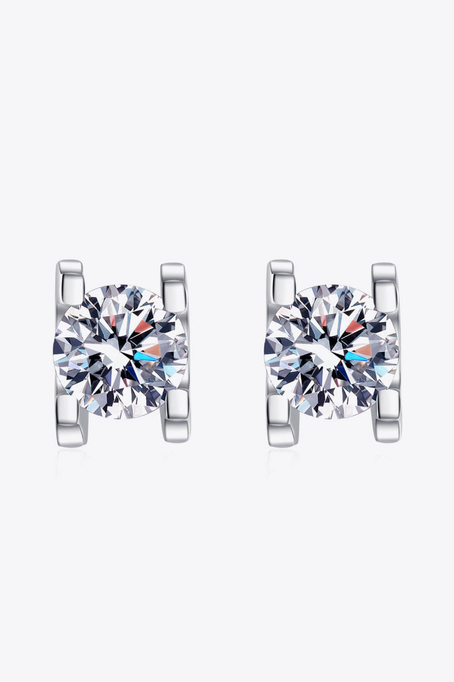 Limitless Love 1 Carat Moissanite Stud Earrings - SIR SAVE ALOT