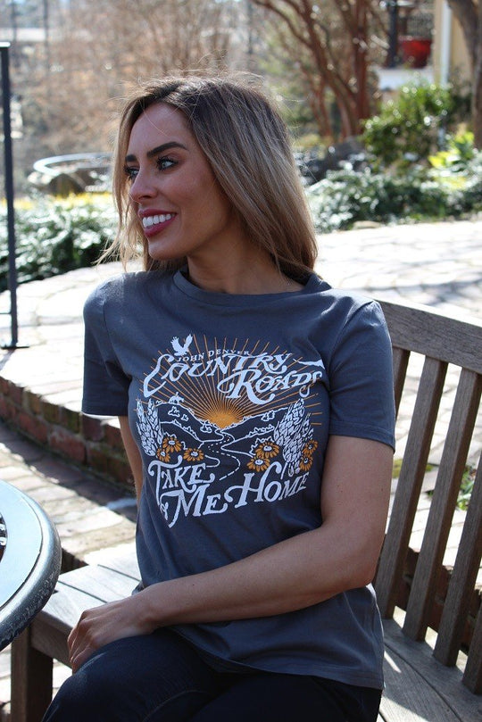 Country Roads Take Me Home Cotton T-Shirt - SIR SAVE ALOT
